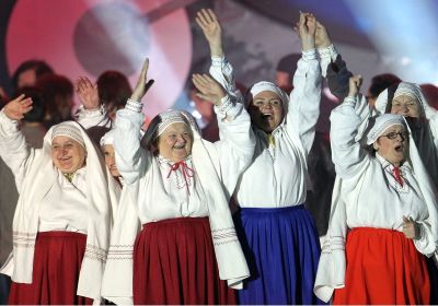 What relation have these grannies with the competition of Euro 2012?