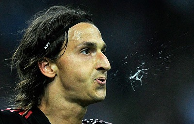 Zlatan’s likes to spit!!