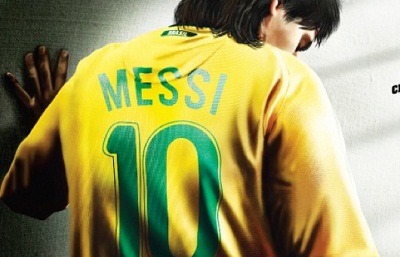 Τι κάνει ο Messi με φανέλα της Βραζιλίας;