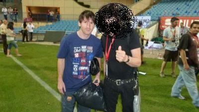 Who is this man besides Lionel Messi?