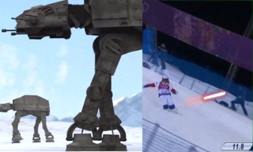 Star Wars εναντίον χειμερινών Ολυμπιακών [vid]