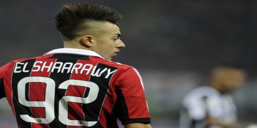 El Shaarawy dances with a sneaker on his face