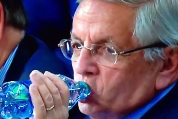 David Stern and his battle with a Bottle of Water!