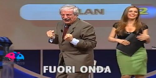 AC Milan fan Tiziano Crudeli goes crazy