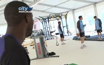 Dancing lessons in Manchester City!