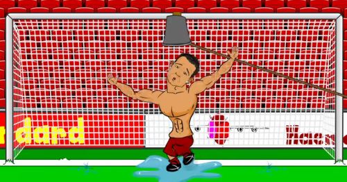 Το Ice Bucket Challenge των ποδοσφαιριστών έγινε cartoon [vid]