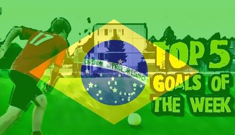 TOP 5 brazilian goals of the week! (video)