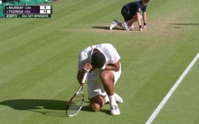 Tennis can be a very cruel sport!