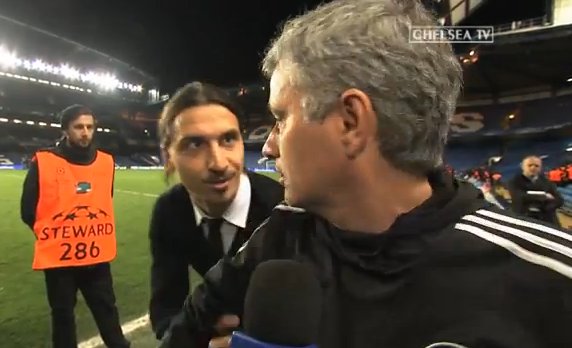 Zlatan surprises Jose Mourinho live on Chelsea TV! [video]