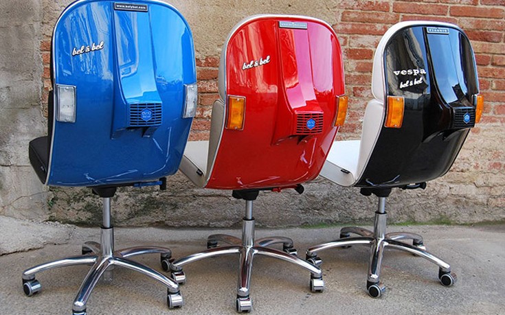 Αν ξέρεις από… Vespa… τότε αυτές οι καρέκλες θα σε ενθουσιάσουν!