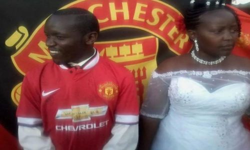 Γάμος με θέμα… Μάντσεστερ Γιουνάιτεντ στην Κένυα [pics]