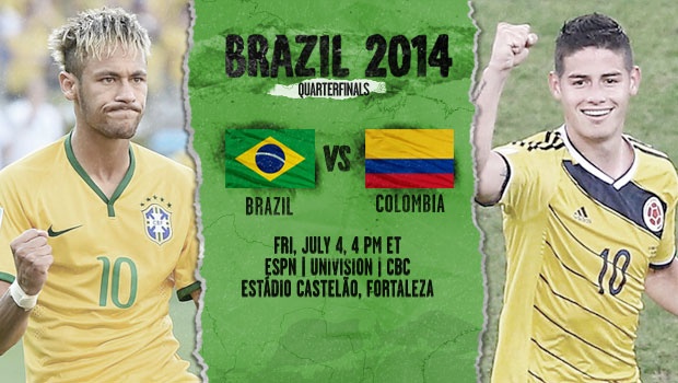 Brazil vs Colombia: Live Streaming!