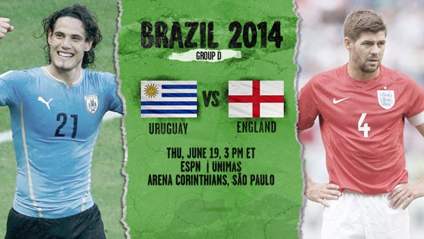 Uruguay vs England: Live Streaming!