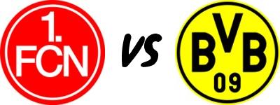 Live streaming Nurnberg vs Borussia Dortmund