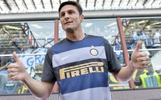 Javier Zanetti makes final ever home appearance [pics – vid]