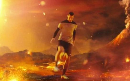 Ibrahimovic battles fire, ice and a tiger for Nike campaign [vid]