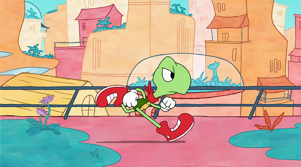Ένα διασκεδαστικό animated μικρού μήκους στο «Speedy the Turtle»