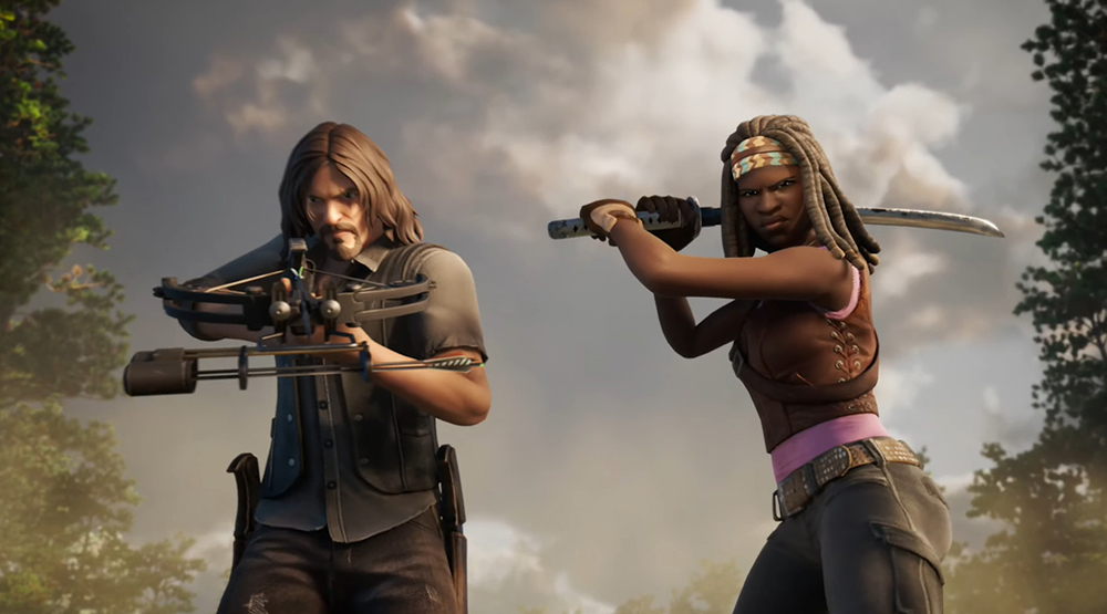 Ήρωες του Walking Dead σε μια ματιά στο «Fortnite»